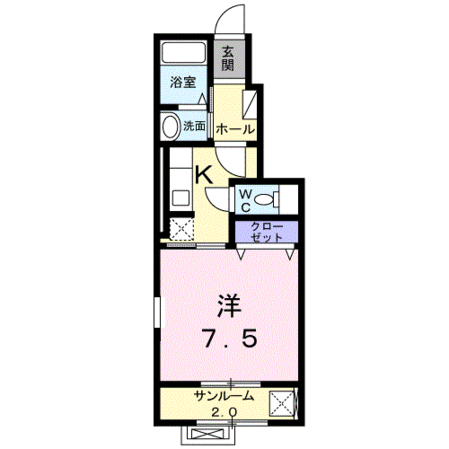 ルポゼの物件間取画像